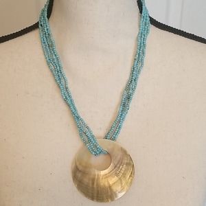 Shell necklace from the Bahamas